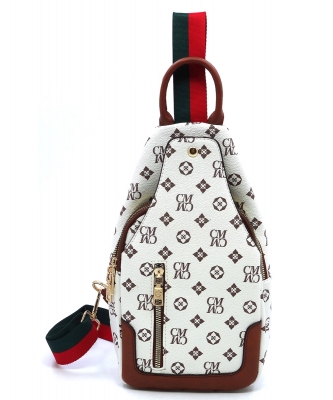 Monogram Sling Backpack CS2766 IVORY